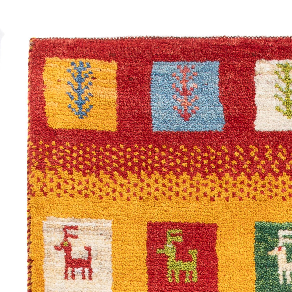 Persisk Gabbeh Mattan 61x87cm - Perserteppich Wollteppich