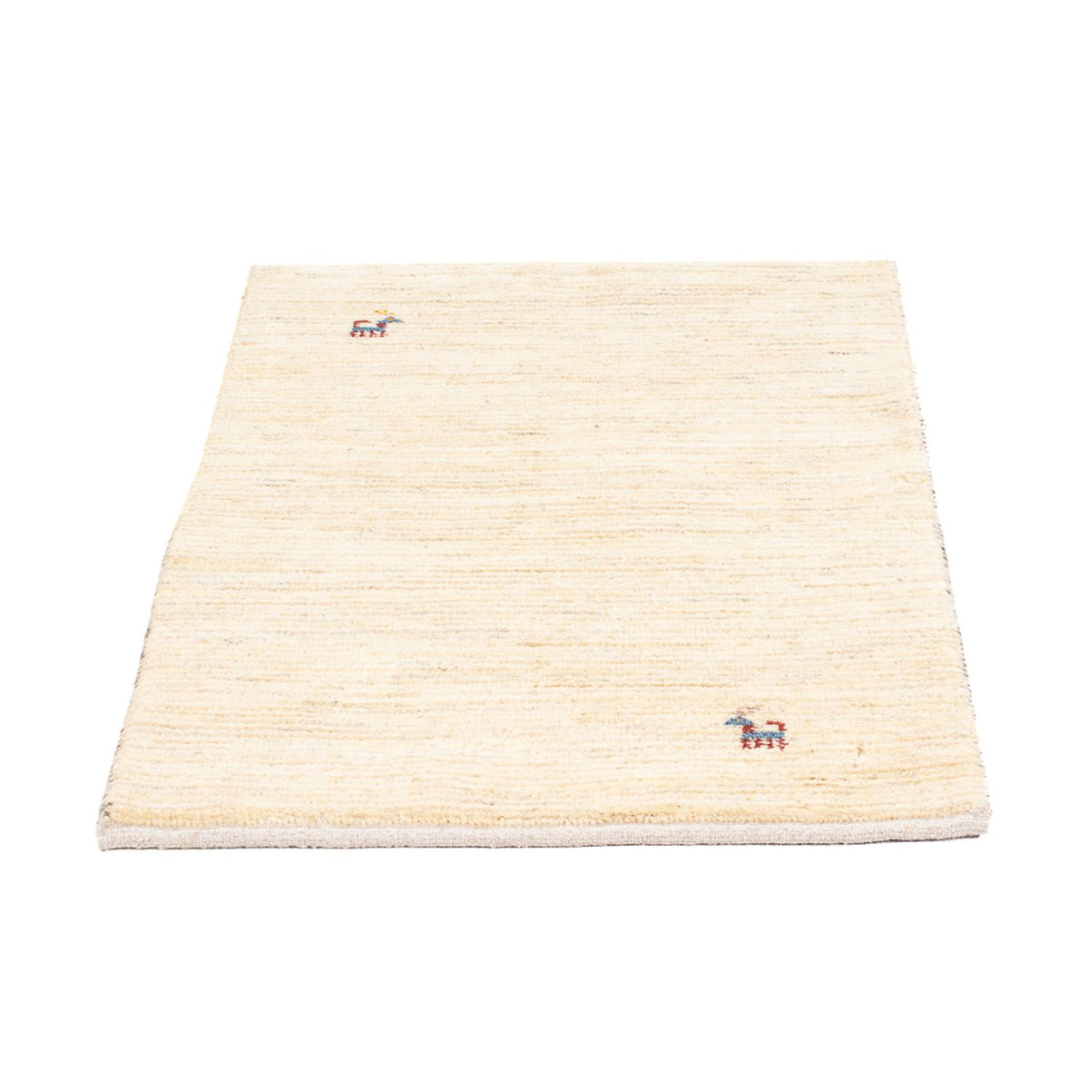 Gabbeh-matta - persisk - 86 x 61 cm - beige