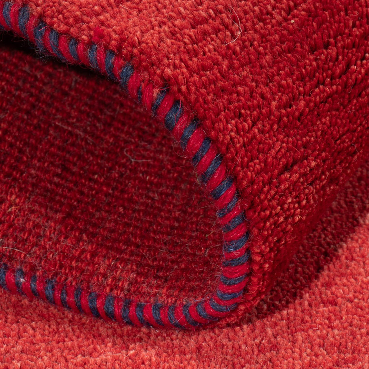 Gabbeh-matta - persisk - 87 x 62 cm - röd