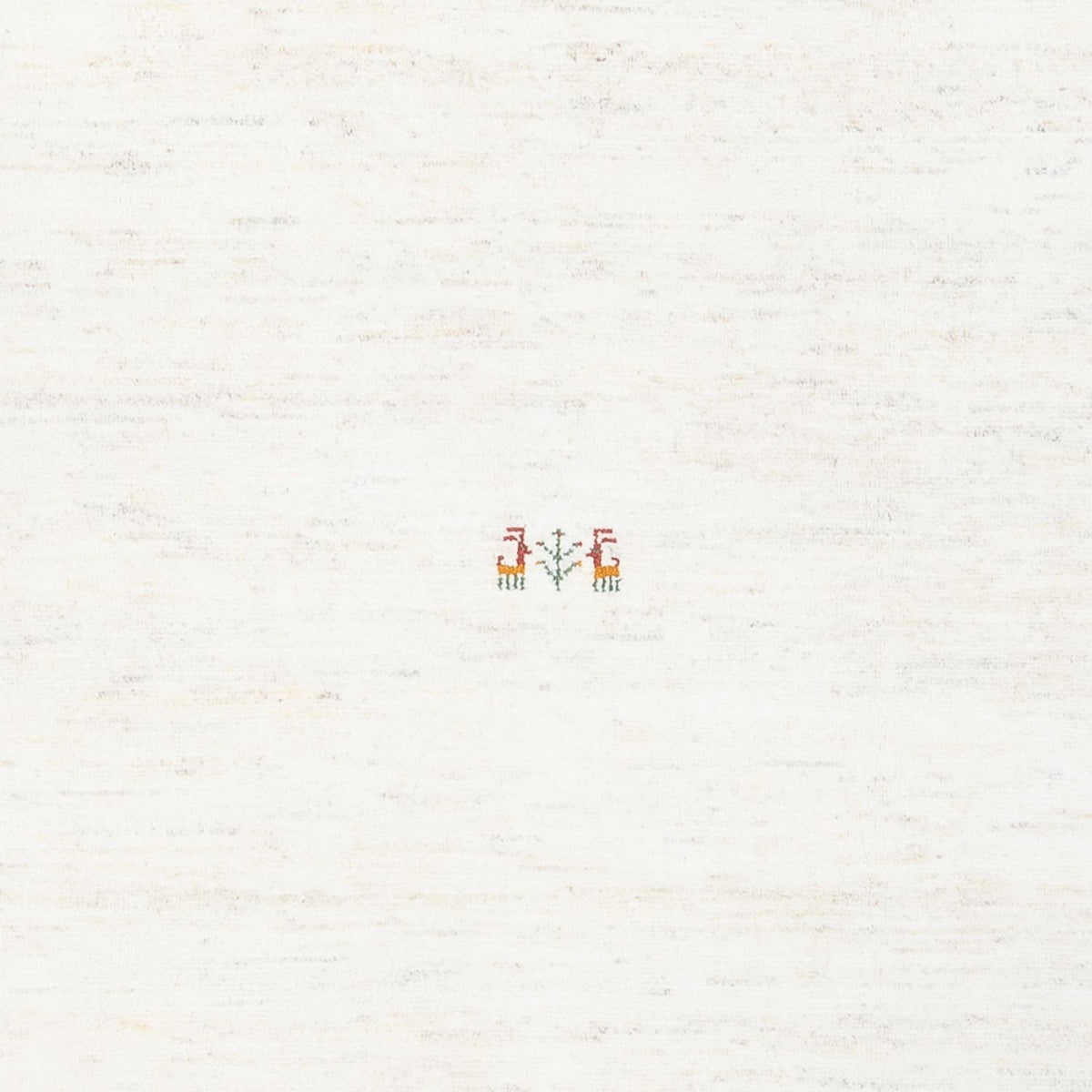 Gabbeh-matta - persisk - 243 x 198 cm - vit