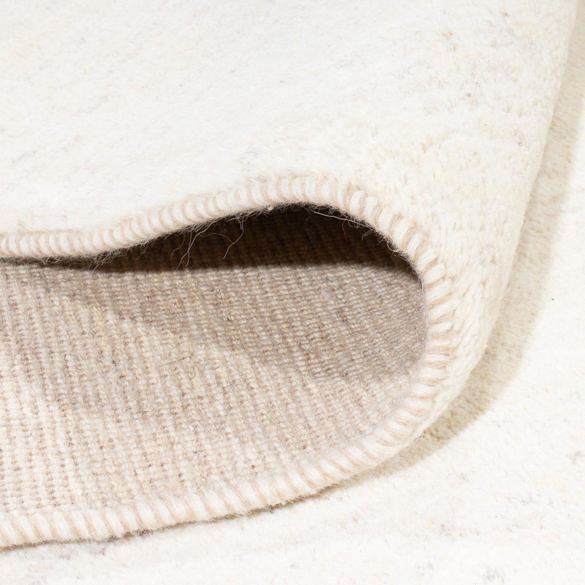 Gabbeh-matta - persisk - 243 x 198 cm - vit