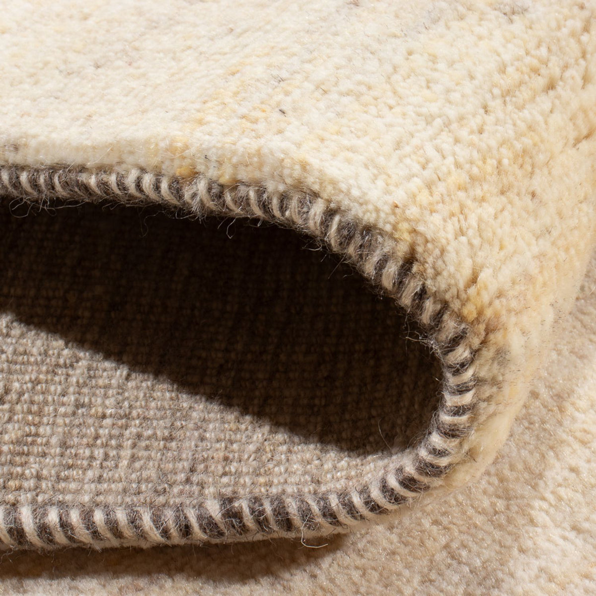 Gabbeh-matta - persisk - 244 x 181 cm - vit