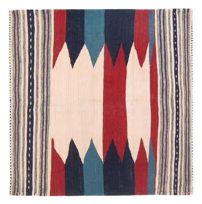 Kelim Carpet - orientalisk matta - 136 x 125 cm - mintgrön