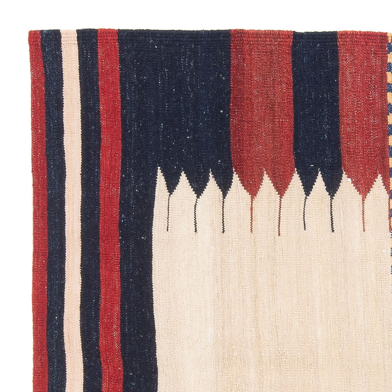 Kelim Carpet - orientalisk matta kvadrat  - 129 x 119 cm - mintgrön