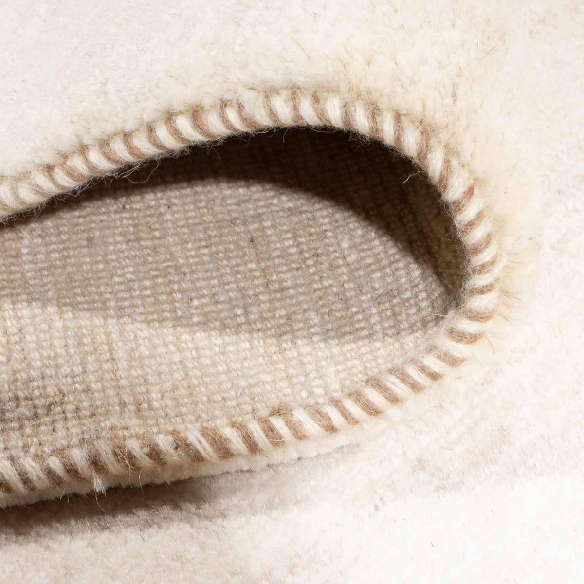 Gabbeh-matta - persisk - 307 x 206 cm - vit