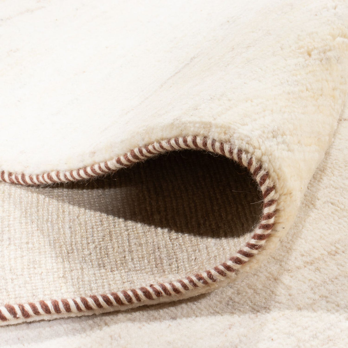 Gabbeh-matta - persisk - 297 x 205 cm - vit