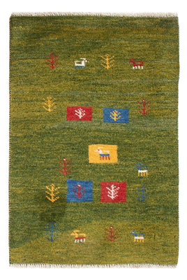 Gabbeh-matta - persisk - 85 x 55 cm - flerfärgad