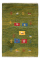 Gabbeh-matta - persisk - 85 x 55 cm - flerfärgad