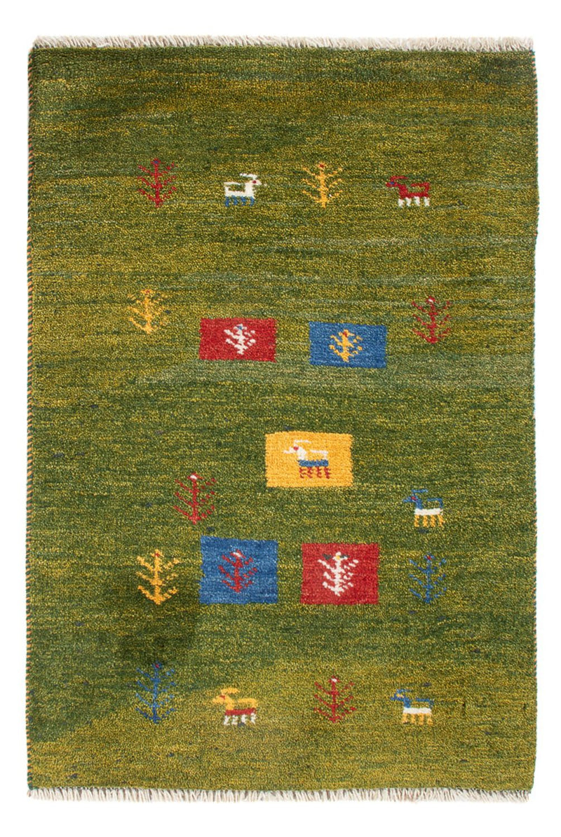 Gabbeh-matta - persisk - 85 x 55 cm - flerfärgad