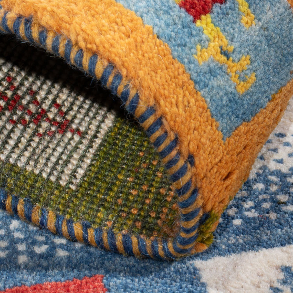 Gabbeh-matta - persisk - 90 x 60 cm - flerfärgad