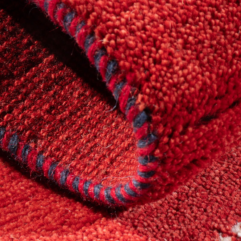 Gabbeh-matta - persisk - 87 x 60 cm - röd