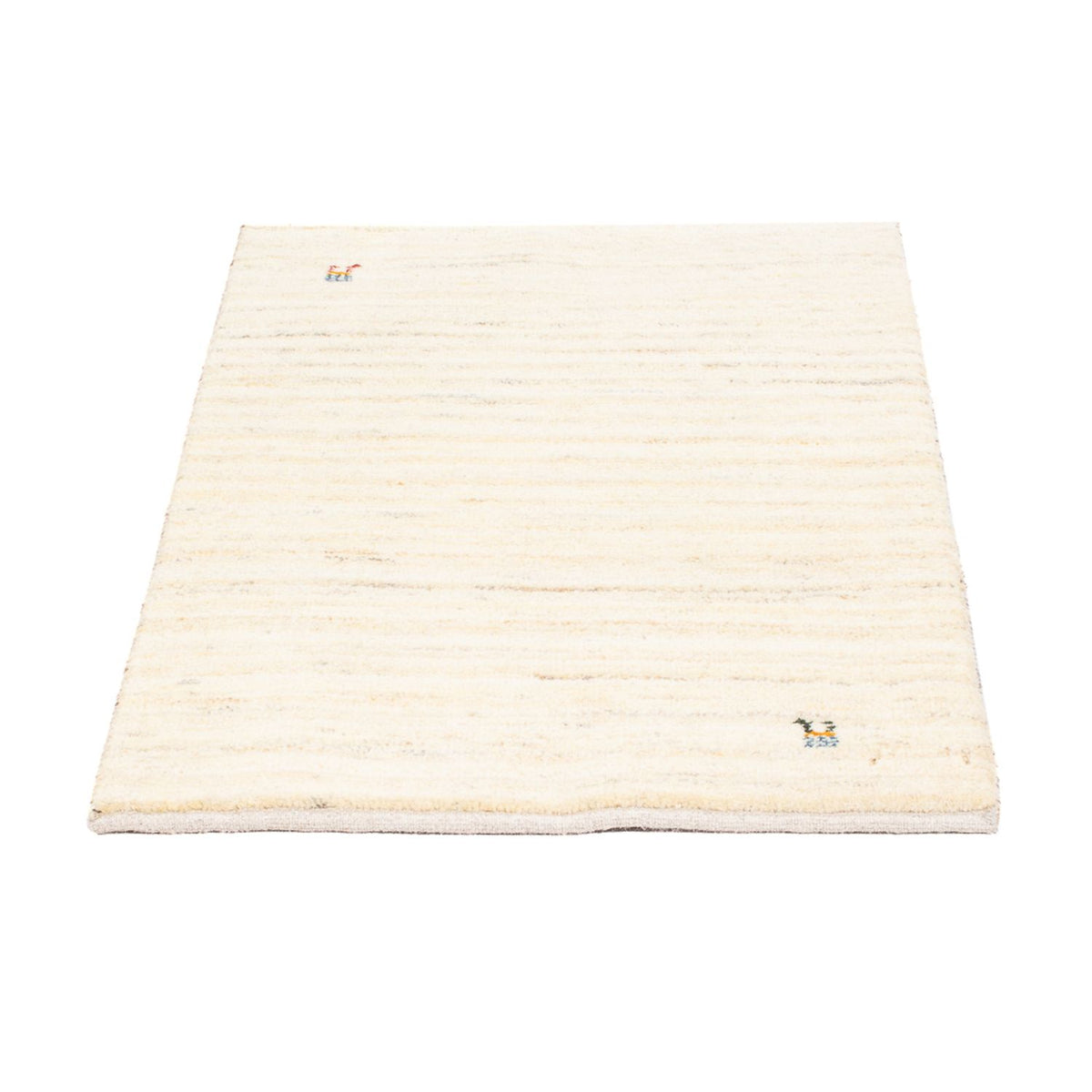 Gabbeh-matta - persisk - 86 x 60 cm - beige