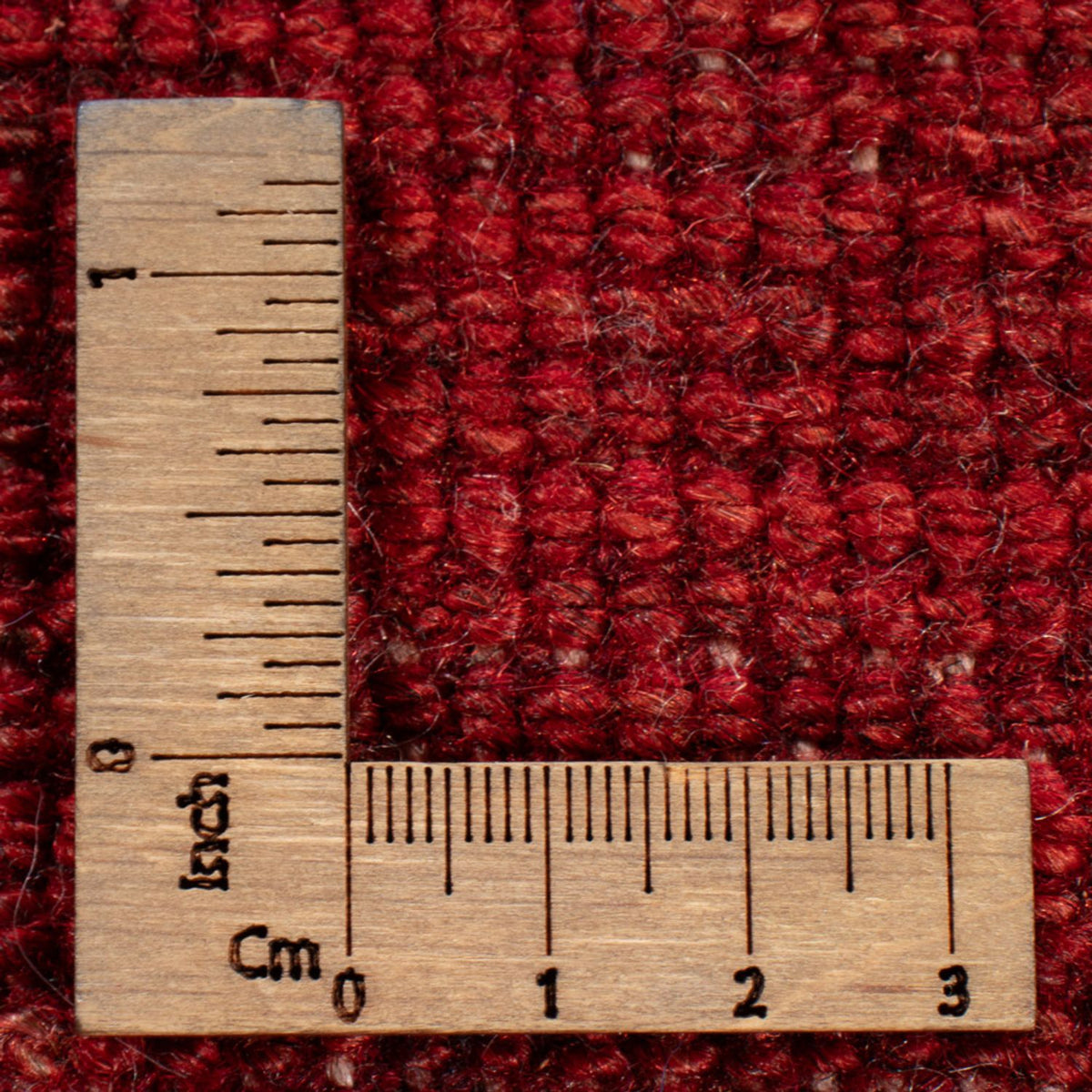 Runner Gabbeh-matta - persisk - 195 x 82 cm - mörkröd