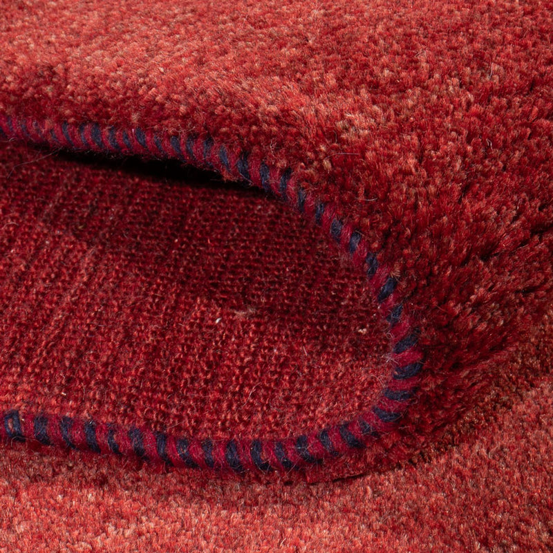 Runner Gabbeh-matta - persisk - 197 x 82 cm - mörkröd