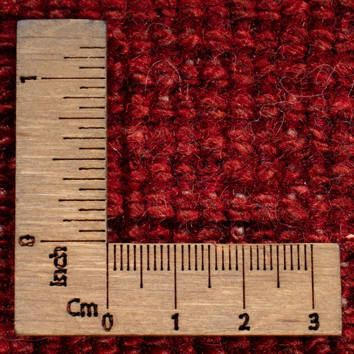 Runner Gabbeh-matta - persisk - 197 x 82 cm - mörkröd