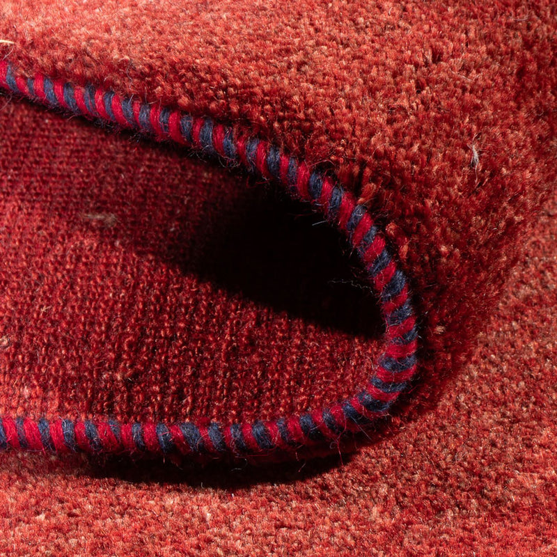 Runner Gabbeh-matta - persisk - 196 x 84 cm - mörkröd