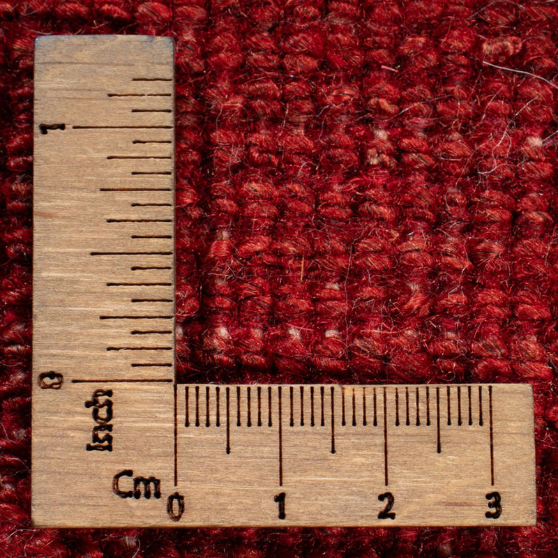 Runner Gabbeh-matta - persisk - 196 x 84 cm - mörkröd