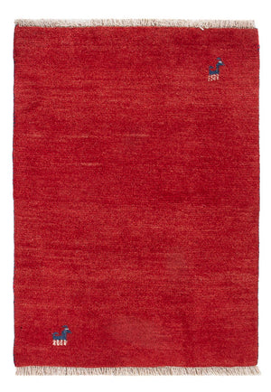 Gabbeh-matta - persisk - 84 x 60 cm - röd