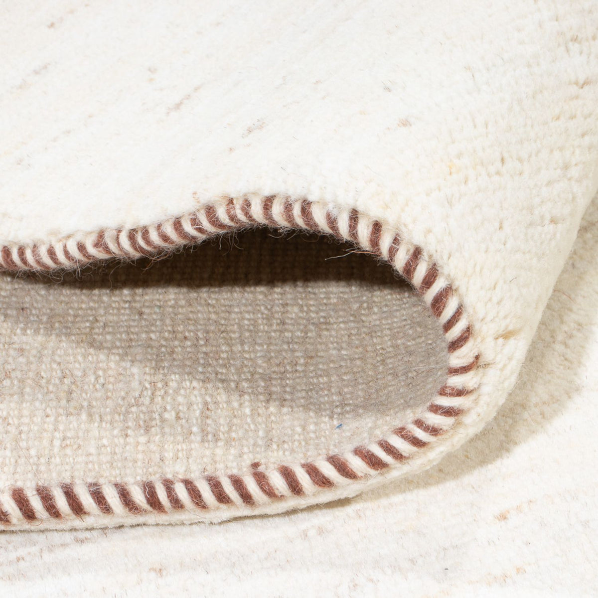 Gabbeh-matta - persisk - 193 x 150 cm - vit