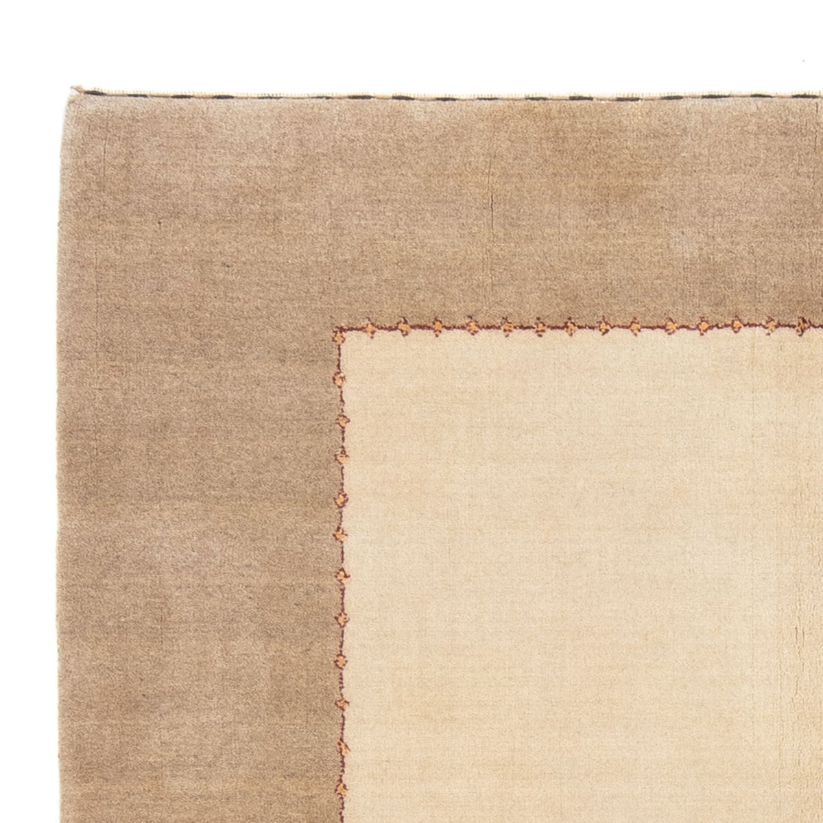 Gabbeh matta - Loribaft Softy - 182 x 125 cm - ljusbeige