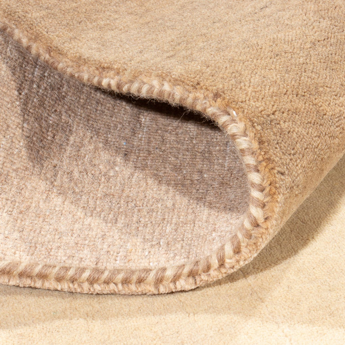 Gabbeh matta - Loribaft Softy - 182 x 125 cm - ljusbeige