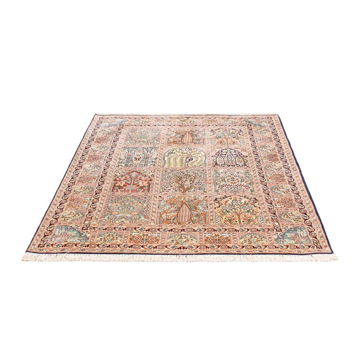Sidenmatta - Kashmir Silk - 178 x 123 cm - beige