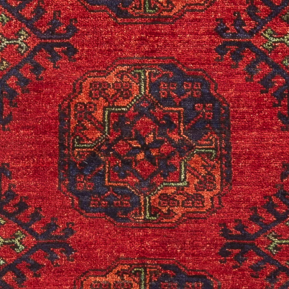 Afghansk matta - 136 x 82 cm - röd