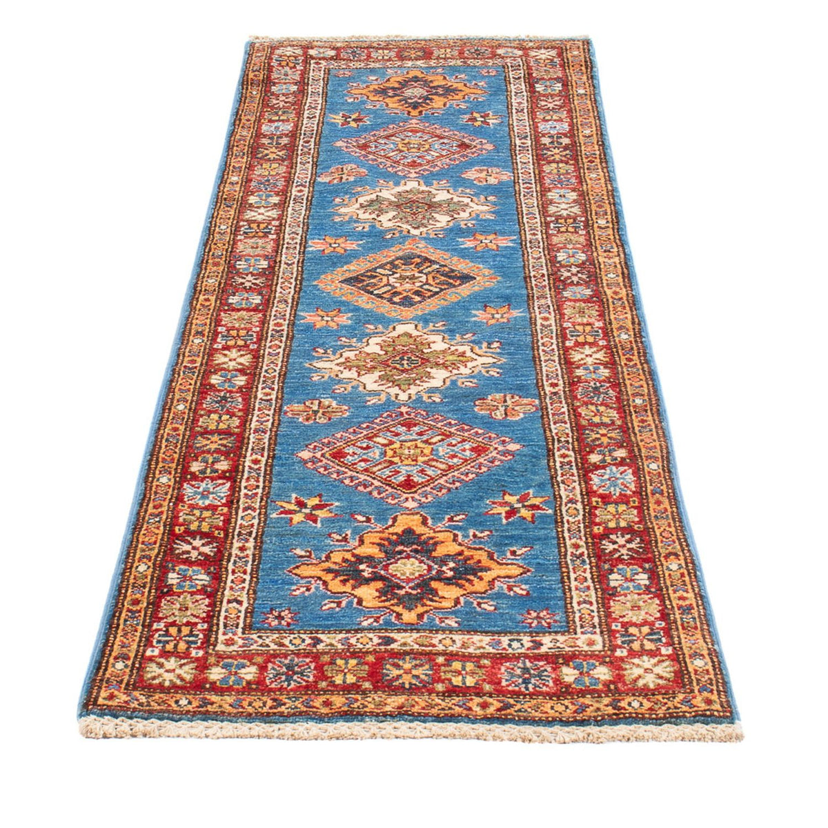 Runner Ziegler Carpet - Kazak - 205 x 63 cm - blå