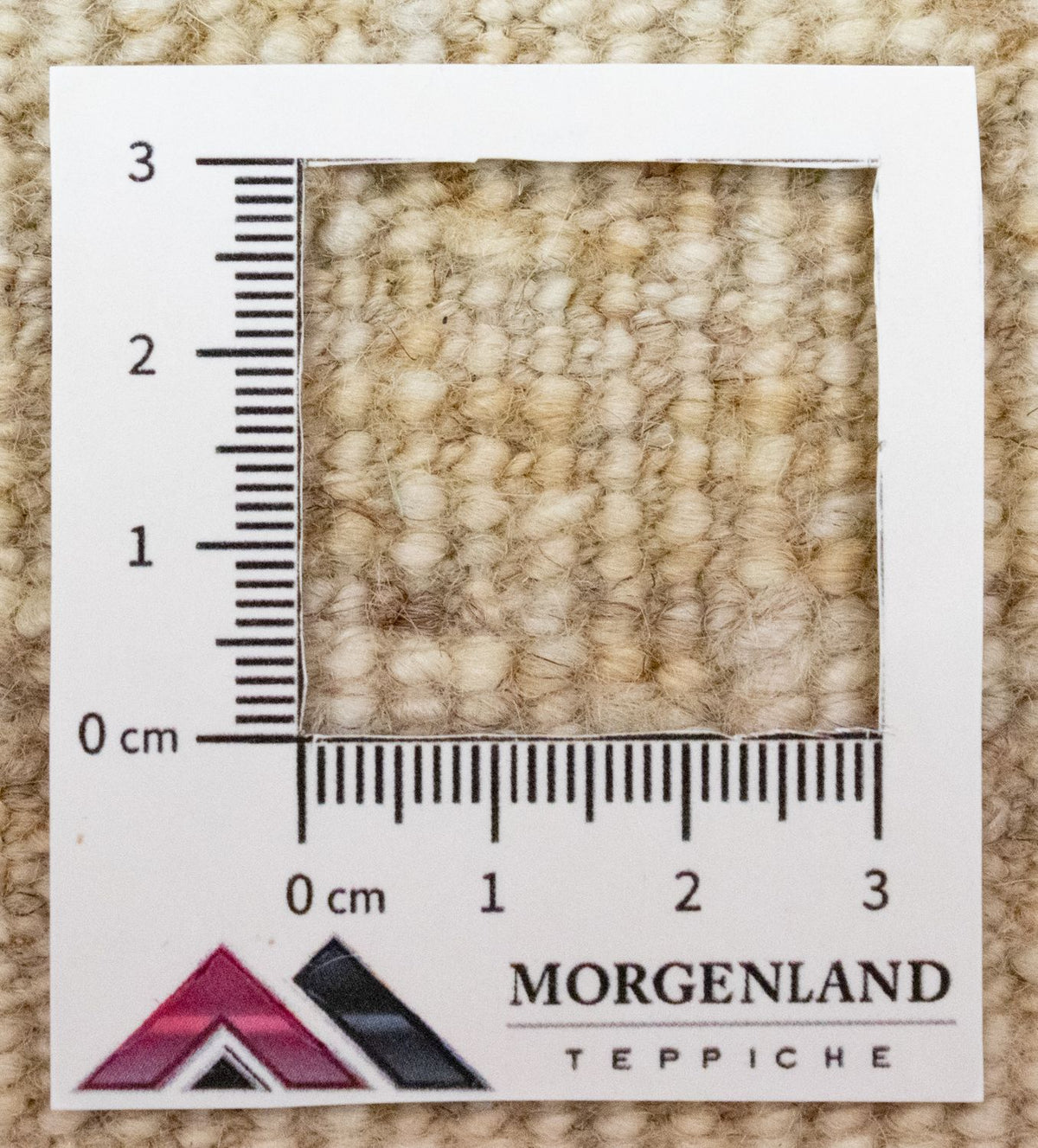 Gabbeh-matta - persisk - 60 x 40 cm - beige