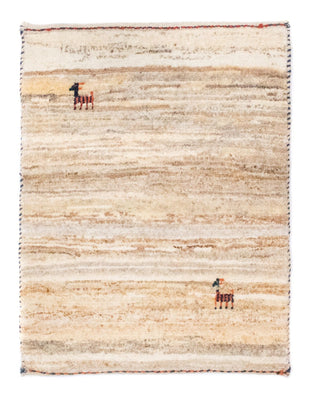 Gabbeh-matta - persisk - 60 x 40 cm - beige
