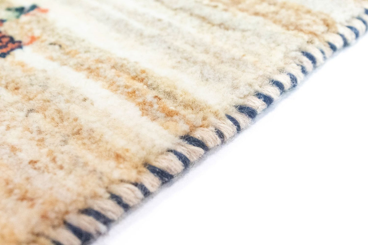 Gabbeh-matta - persisk - 60 x 40 cm - beige