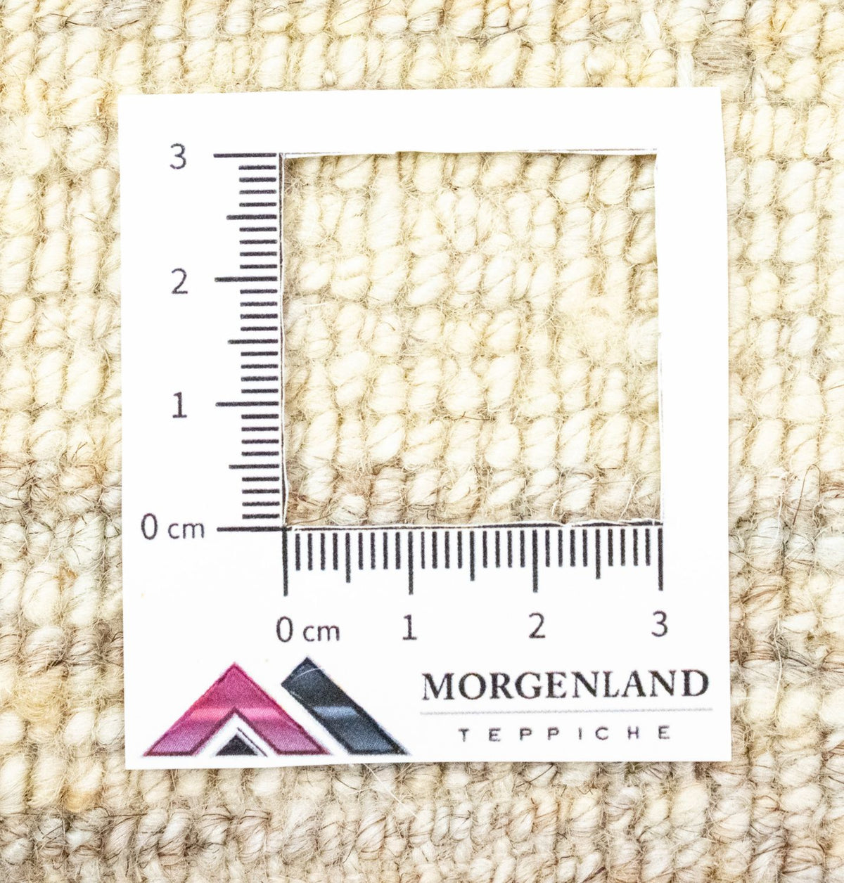 Gabbeh-matta - persisk - 60 x 40 cm - beige