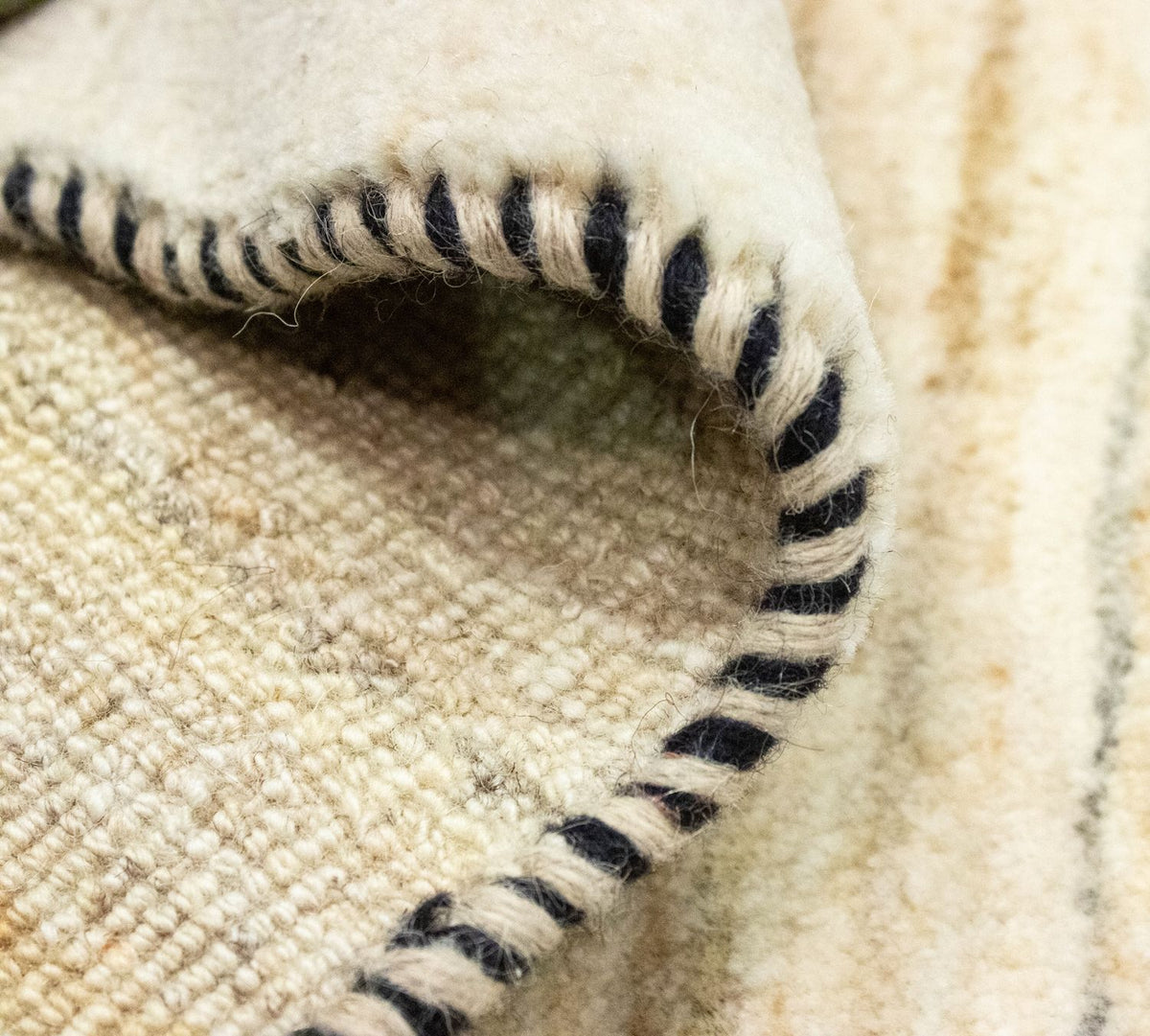 Gabbeh-matta - persisk - 60 x 40 cm - beige