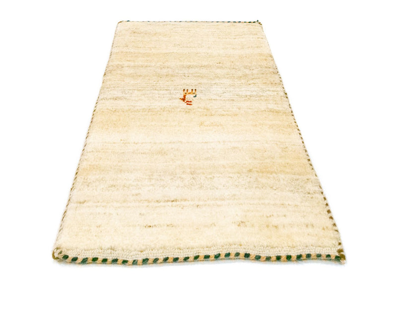Gabbeh-matta - persisk - 60 x 40 cm - beige