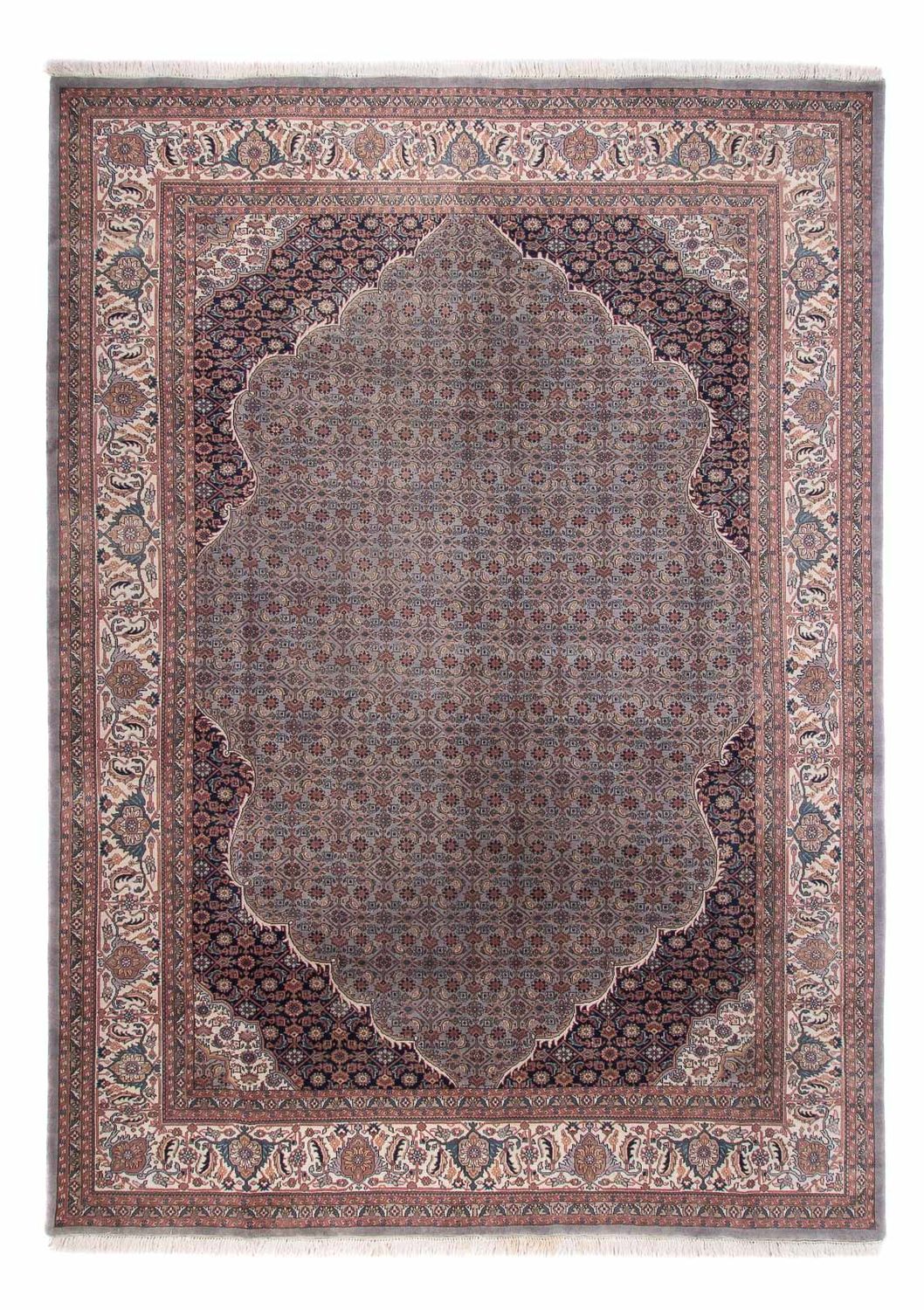 Orientaliska mattor - Bijar - Indus - 351 x 252 cm - mörkbrun