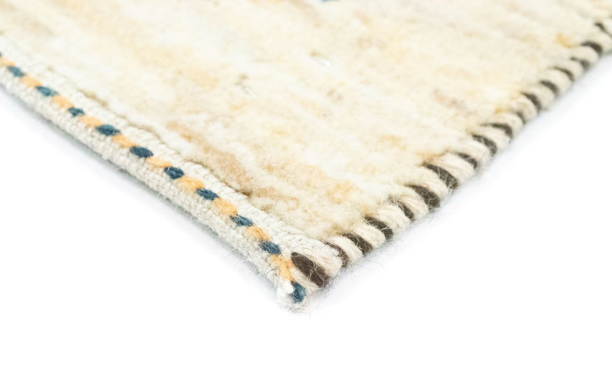 Gabbeh-matta - persisk - 60 x 40 cm - beige