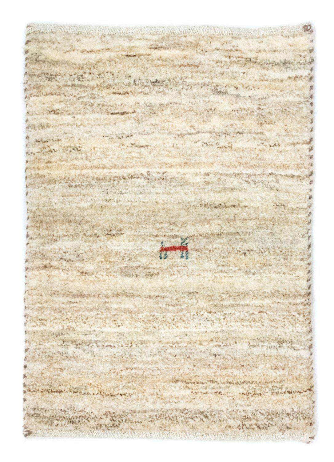 Gabbeh-matta - persisk - 60 x 40 cm - beige