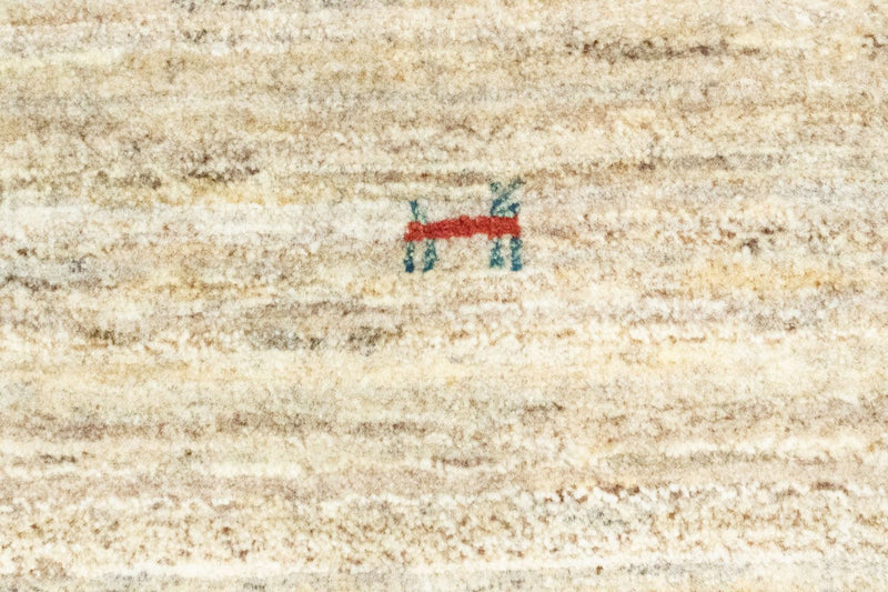 Gabbeh-matta - persisk - 60 x 40 cm - beige