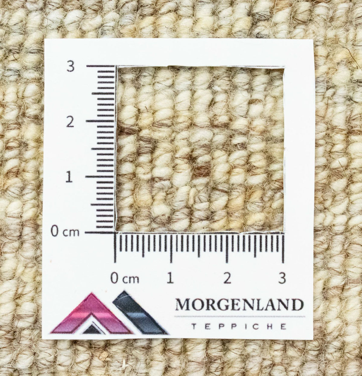 Gabbeh-matta - persisk - 60 x 40 cm - beige