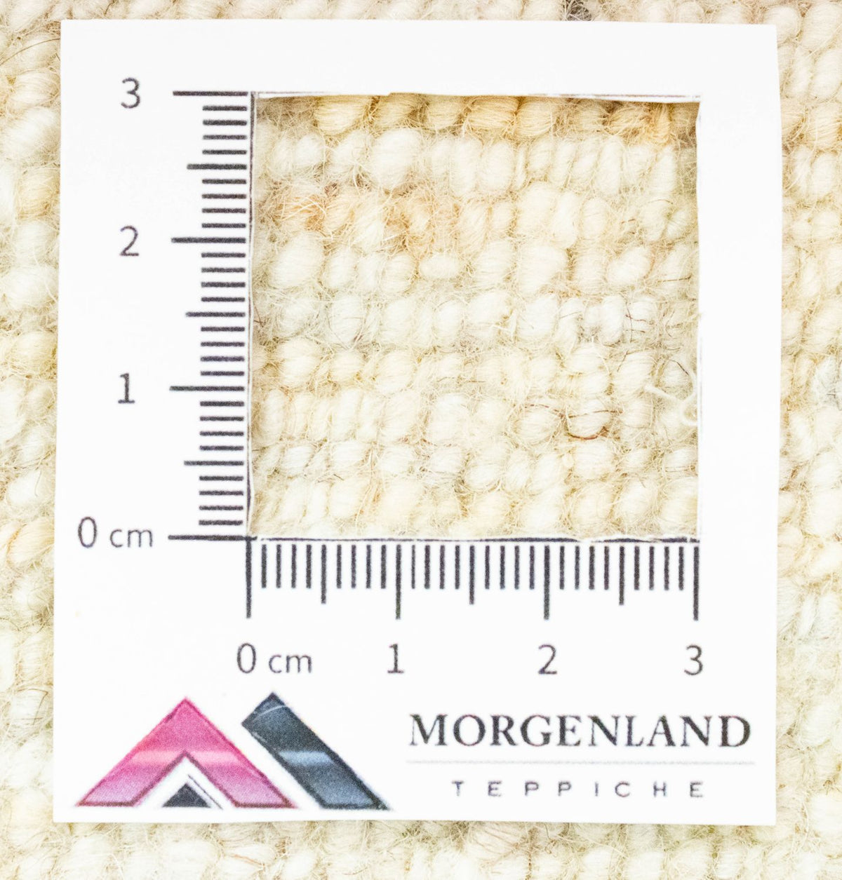 Gabbeh-matta - persisk - 60 x 40 cm - beige