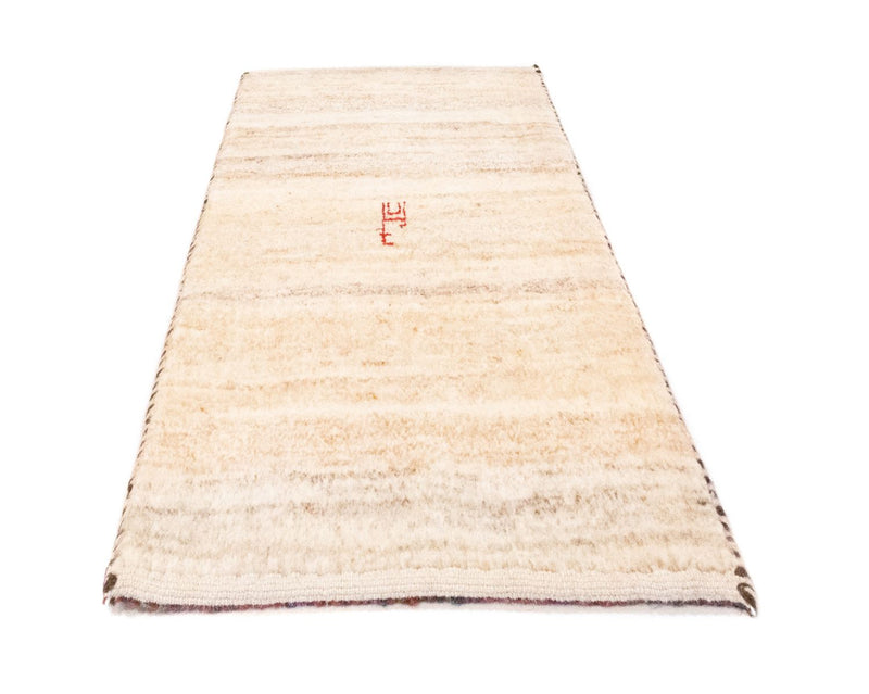 Gabbeh-matta - persisk - 60 x 40 cm - beige