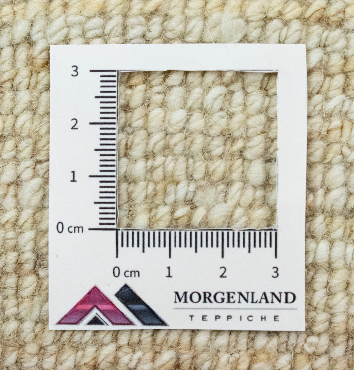 Gabbeh-matta - persisk - 60 x 40 cm - beige