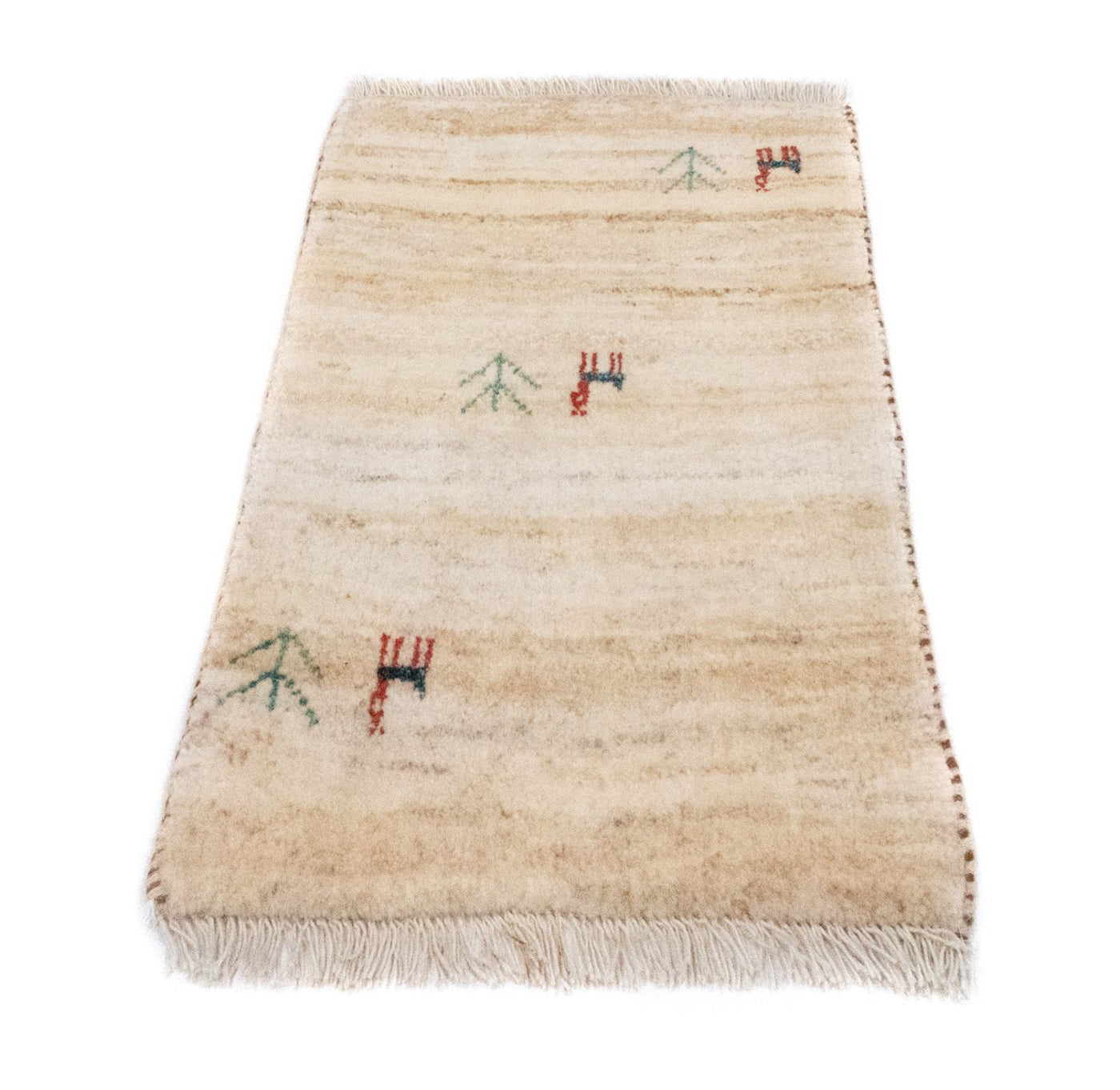 Persisk Gabbeh Mattan 60x40cm - Perserteppich Wollteppich