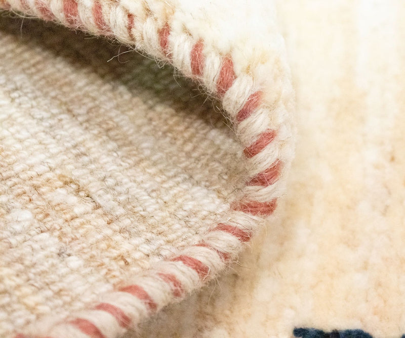 Gabbeh-matta - persisk - 60 x 40 cm - beige