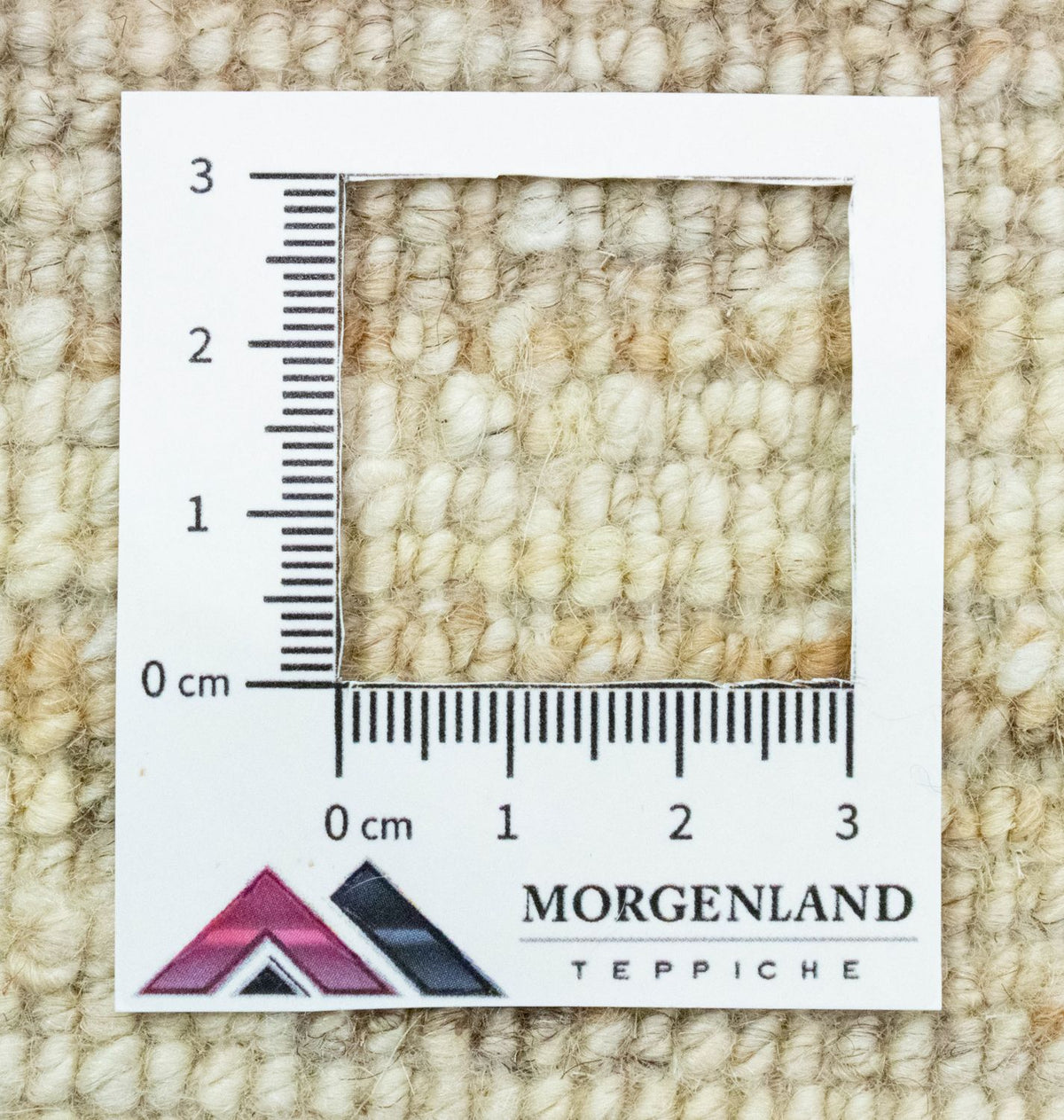 Gabbeh-matta - persisk - 60 x 40 cm - beige