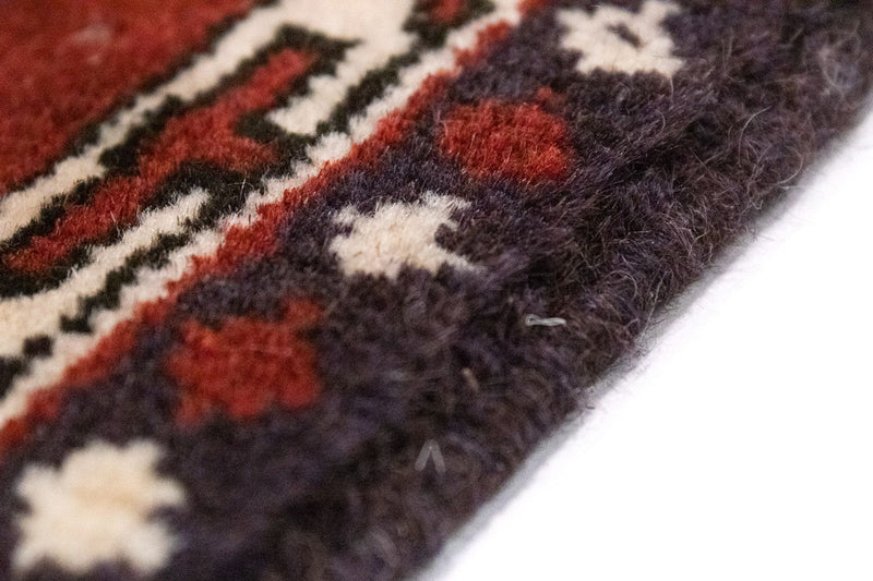 Persisk matta - Nomadic kvadrat  - 54 x 40 cm - brun