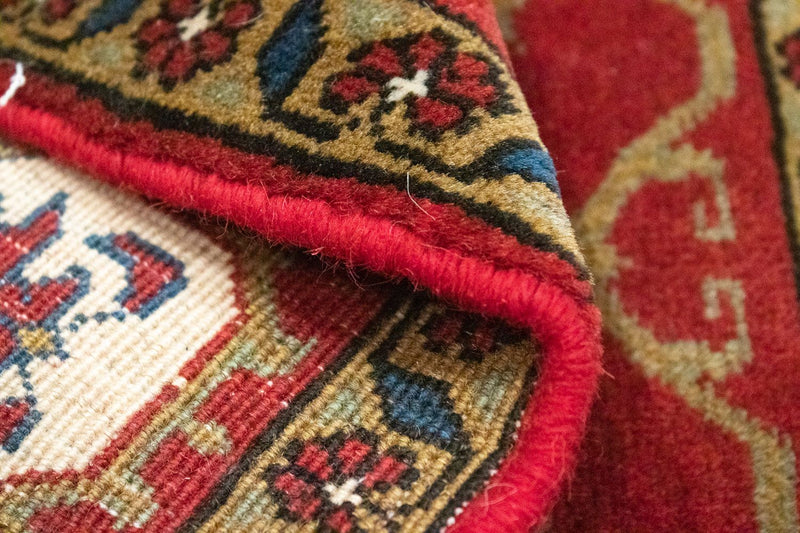 Persisk matta - Nomadic kvadrat  - 54 x 40 cm - röd