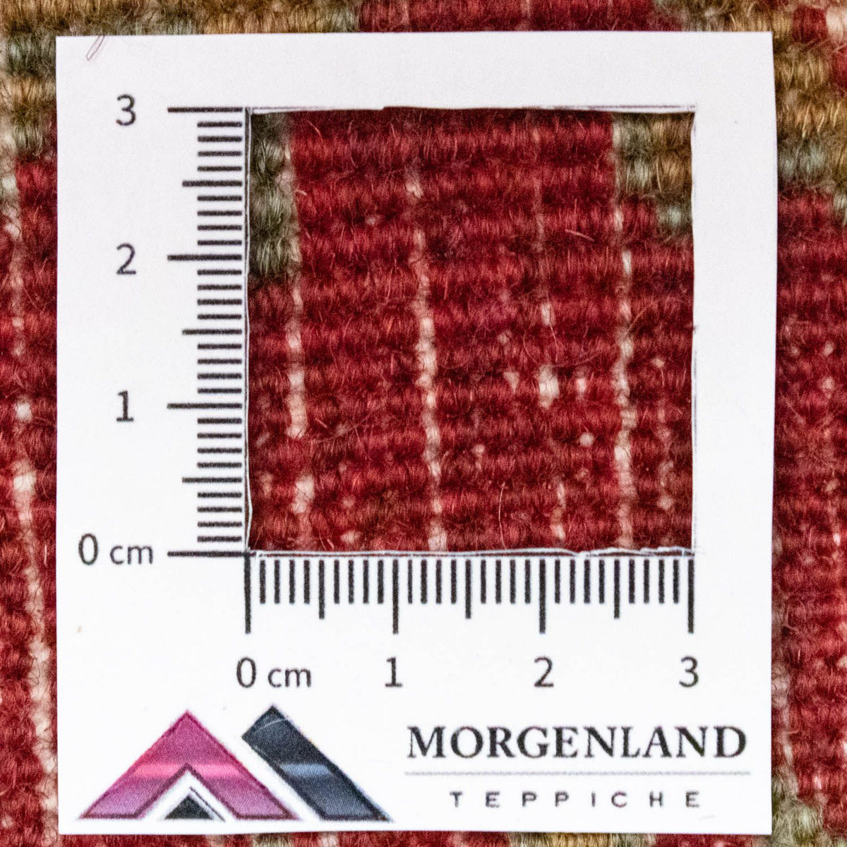 Persisk matta - Nomadic kvadrat  - 54 x 40 cm - röd