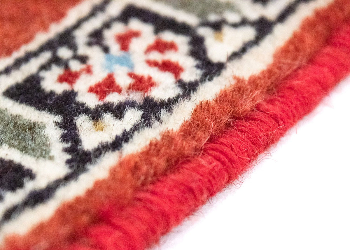 Persisk matta - Nomadic kvadrat  - 54 x 40 cm - röd