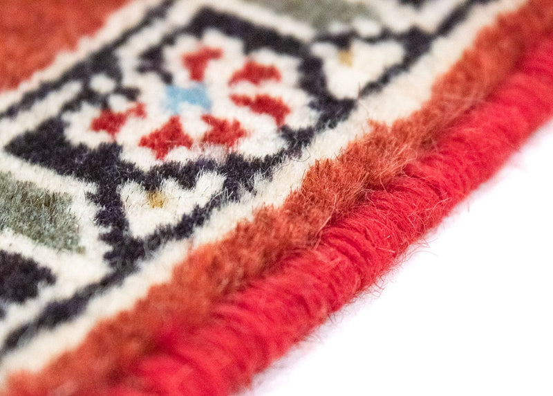 Persisk matta - Nomadic kvadrat  - 54 x 40 cm - röd